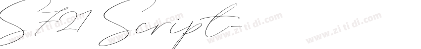 S721 Script字体转换
